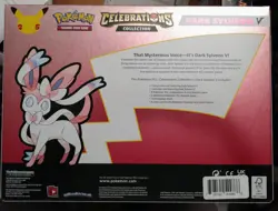 NEW & SEALED! POKEMON TCG DARK SYLVEON V Celebrations BOOSTER Packs Collection! - Image 2