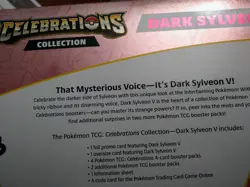 NEW & SEALED! POKEMON TCG DARK SYLVEON V Celebrations BOOSTER Packs Collection! - Image 3