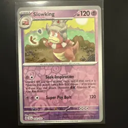 Pokemon 2023 Scarlet Violet Stellar Crown Slowking 58/142 Reverse Holo Foil - Image 1