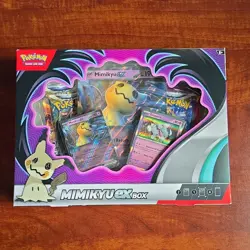 Pokemon TCG Mimikyu ex Box Kit English 2023 Mimikyu Greavard 4 Packs - Image 1