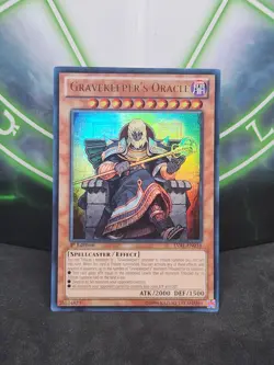 Yugioh Gravekeeper's Oracle LVAL-EN034 1st Edition Ultra Rare NM - Image 1