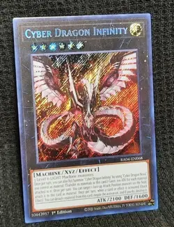 Yu-Gi-Oh! Cyber Dragon Infinity *SECRET RARE* RA04-EN068 1st Edition NM - Image 1