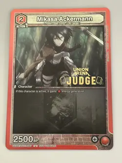 Mikasa Ackermann Judge Stamp Union Arena AOT-1-087 - Image 1