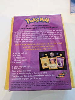 1999 POKEMON GOTTA CATCH EM ALL ZAP THEME DECK EMPTY BOX +15 base set cards - Image 3