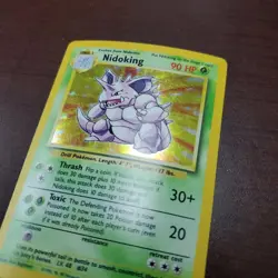 Pokemon TCG Base Set Nidoking Holo Rare Card 11/102 LP/MP - Image 2