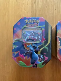 Pokemon TCG Mega Charizard X And Y ex Tins Sealed Cards - Image 2