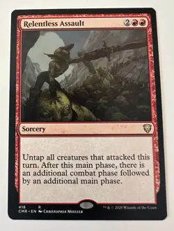 Relentless Assault Commander Legends Regular Rare Card #416 MTG NM - Image 1