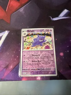 Pokemon TCG Gengar 151 Reverse Holo Rare Scarlet & Violet Card 094/165 - Image 1