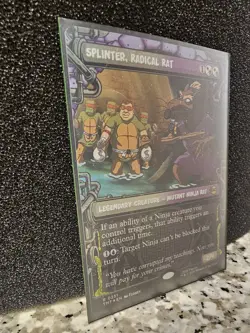TMNT MTG - Splinter, Radical Rat Rare Showcase Foil (Near Mint) - Image 2
