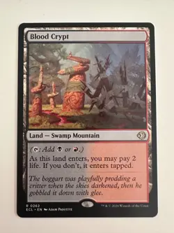 Blood Crypt Lorwyn Eclipsed Regular Rare #262 MTG NM - Shock Land - Image 1