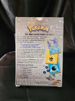 *EMPTY BOX* Pokemon Neo Genesis Theme Deck Box Cold Fusion *NO CARDS* 2001 - Image 2