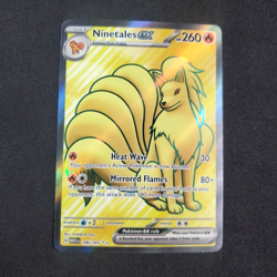 Ninetales ex 186/165 Pokemon TCG SV: Scarlet & Violet 151 NM - Image 1