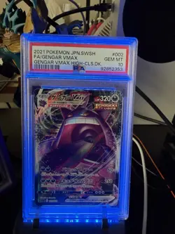 Pokemon Gengar VMAX 002/019 Ss High-Class Deck FA Holo PSA 10 Japanese 2021 - Image 1