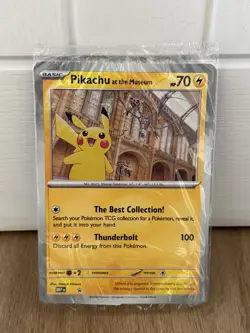 Pokemon - Pikachu At The Museum Jumbo Promo Card TCG [Natural History] London x2 - Image 1
