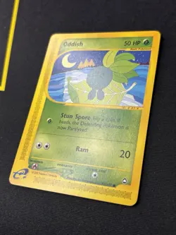 Oddish 97/147 - Aquapolis Non Holo Pokemon Card - LP - Image 2