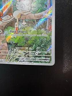 Pokemon TCG: Meowth 106/094 Illustration Rare -Phantasmal Flames - Image 5