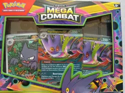 Deck Mega Combat Mega-Ectoplasma ex Pokemon JCC TCG Boite Neuve Scellee - Image 3