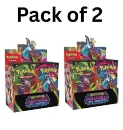 Pokemon Phantasmal Flames Booster Box Lot of 2 (36 Packs Each) Sealed - Image 1