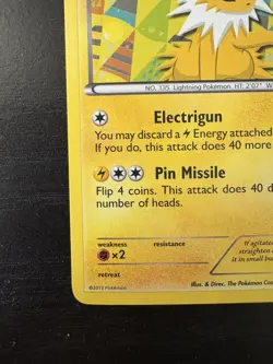 Pokemon TCG: Jolteon - Holo Promo BW91 - Black & White Promo - Light Play - Image 3