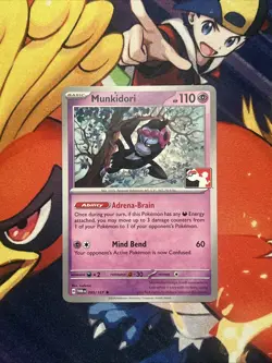 Munkidori - Prize Pack Series 7 - Twilight Masquerade Pokemon Card NM - Image 1