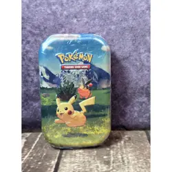 Pokemon TCG Mega Evolution Ascended Heroes Mini Tin Pikachu Tepig Sealed - Image 1