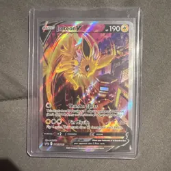 Pokemon Jolteon V SWSH183 Sword & Shield Promo Full Art Holo Eng 2021 190HP - Image 1