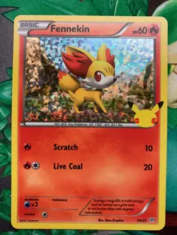 Pokemon Fennekin Holo Mcdonalds Promo 2021 - 14/25 - Image 1