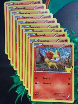 Pokemon Fennekin Holo Mcdonalds Promo 2021 - 14/25 - Image 3