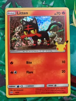 Pokemon Litten Holo Mcdonalds Promo 2021 - 15/25 - Image 1