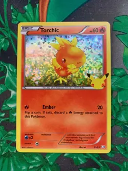 Pokemon Torchic Holo Mcdonalds Promo 2021 - 11/25 - Image 1