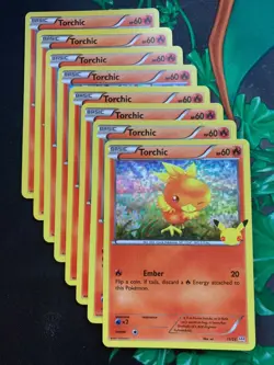Pokemon Torchic Holo Mcdonalds Promo 2021 - 11/25 - Image 3