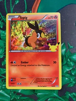 Pokemon Tepig Holo Mcdonalds Promo 2021 - 13/25 - Image 1