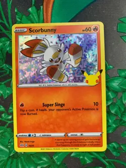 Pokemon Scorbunny Holo Mcdonalds Promo 2021 - 16/25 - Image 1