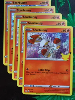 Pokemon Scorbunny Holo Mcdonalds Promo 2021 - 16/25 - Image 3