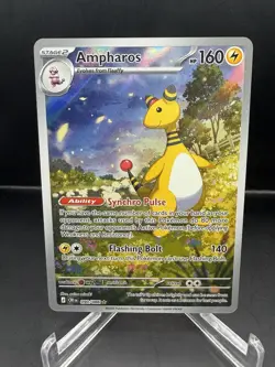 Pokemon Ampharos 90/86 Chaos Rising Illustration Rare Near Mint English - Image 1