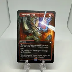 MTG English Deflecting Swat (Borderless) NM Normal Commander Masters - Image 1