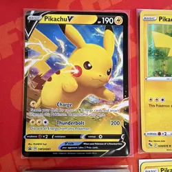 Pikachu Card Lot - Pikachu V SWSH061, 028/078, 062/193, 30/111 - NM & SHIPS FAST - Image 2