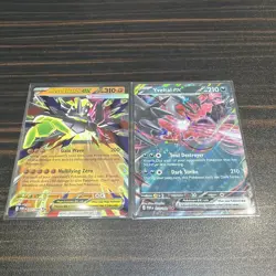 Pokemon TCG Bundle of 2 Perfect Order Mega Zygarde & Yveltal Ex Double Rare Card - Image 2