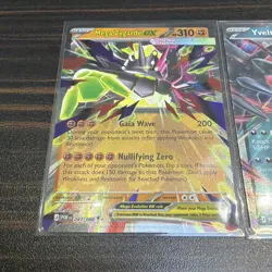 Pokemon TCG Bundle of 2 Perfect Order Mega Zygarde & Yveltal Ex Double Rare Card - Image 3