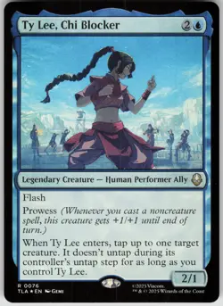 MTG Ty Lee Chi Blocker Foil NM Avatar: The Last Airbender Magic 76 - Image 1