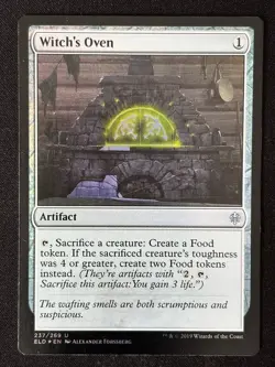 1x MTG Witch's Oven (Foil) - Throne of Eldraine (ELD) #237 - Magic the Gathering - Image 1