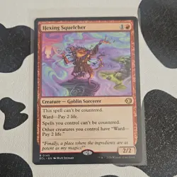 Magic The Gathering Hexing Squelcher 0145 Red Goblin Sorcerer Rare Lorwyn ECL - Image 1