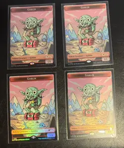 4x Goblin Token - Goblin Storm Secret Lair MTG - Image 1