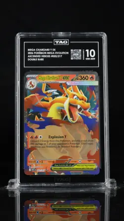 TAG 10 2026 POKEMON ASCENDED HEROES MEGA CHARIZARD Y EX #022 - Image 1