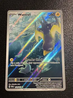 Pokemon TCG Wattrel Scarlet & Violet Twilight Masquerade Holo Card 178/167 - Image 1