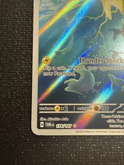 Pokemon TCG Wattrel Scarlet & Violet Twilight Masquerade Holo Card 178/167 - Image 5