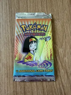 Gym Heroes Erika Art Pokemon Trading Card WOTC Booster Pack Sealed HeavyU 20.9g - Image 1