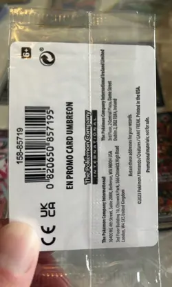 Umbreon GameStop Exclusive Reverse Holo Card 130/197 Sealed Mint - Image 2