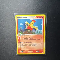 Combusken 31/100 EX Crystal Guardians Stamped Reverse Holo Rare LP Pokemon Card - Image 1
