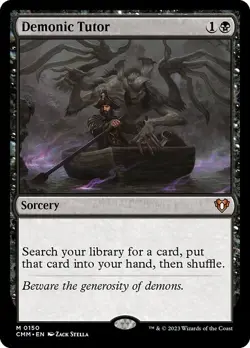[MTG] Demonic Tutor (0150) (CMM) NM - Image 1
